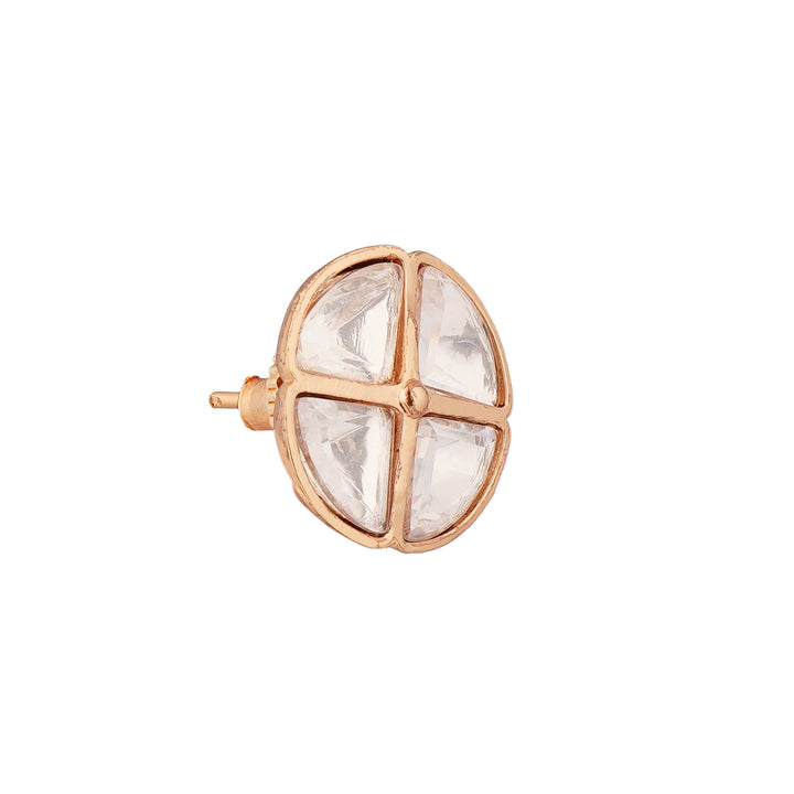 Alina Circular Stud Earrings