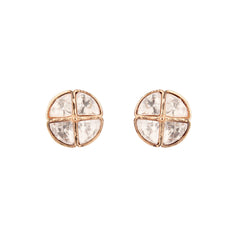 Alina Circular Stud Earrings