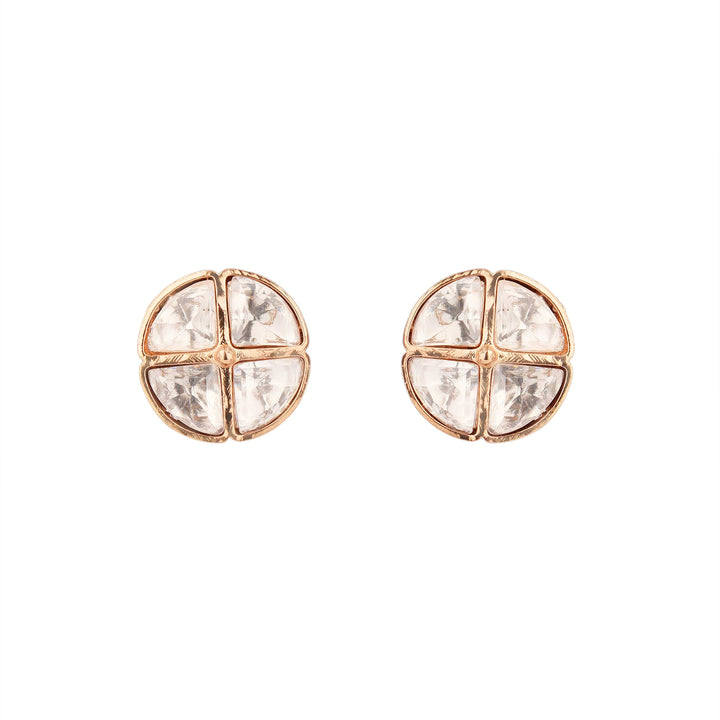 Alina Circular Stud Earrings