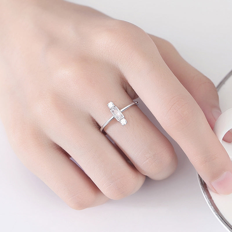 925 Silver Elina Cut Ring For Women