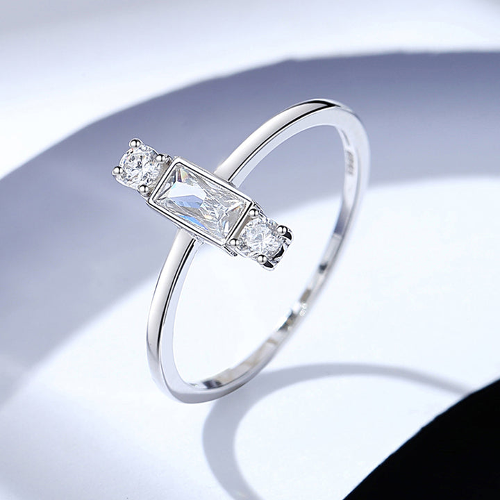 925 Sterling Silver Elina Iced Cut Ring For Women
