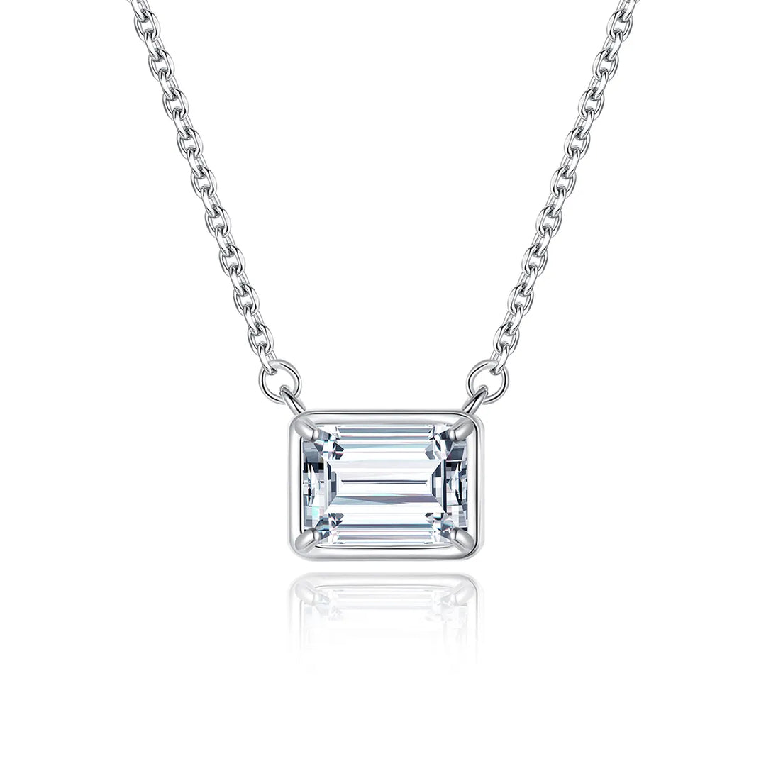 925 Sterling Silver Loop Chain Pendant Necklace For Women