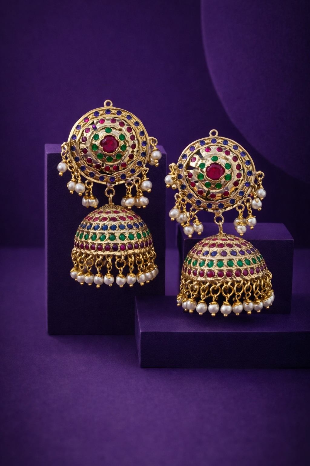 D no-5 Jadau Jhumka Live no-1227