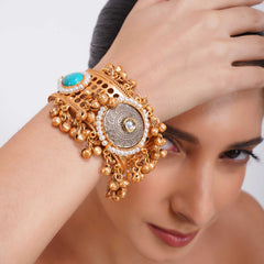 Gulmarg Fusion Apala Kada Ghungroo Bracelet