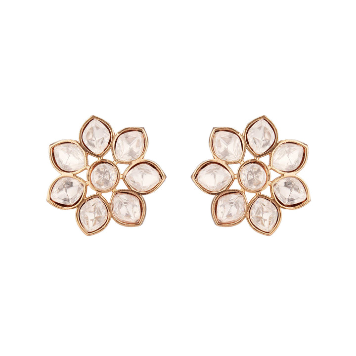 Jane Stud Earrings with AAA+ Italian Stones