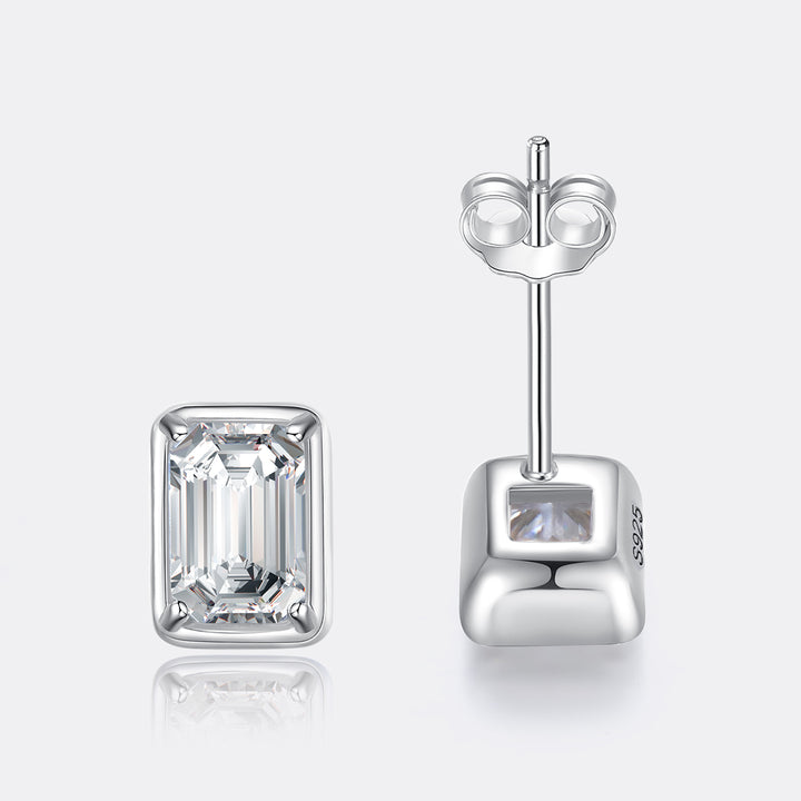 Esen Lume Emerald Cut Stud