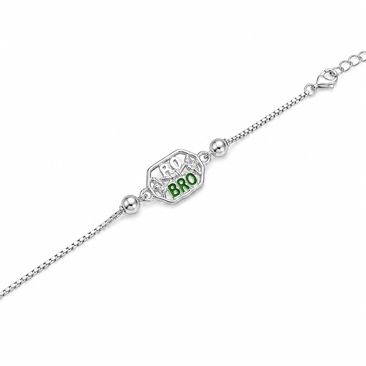 No.1 Bro 92.5 Silver Chain Rakhi