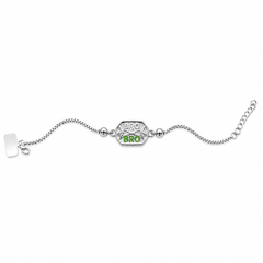 No.1 Bro 92.5 Silver Chain Rakhi