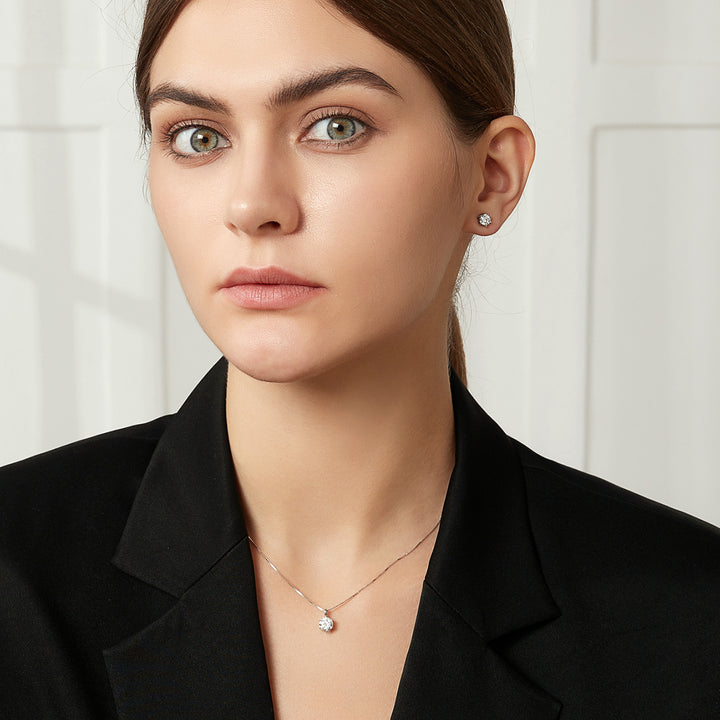 Cubic Stone Necklace for Women