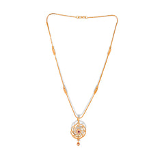 Purvi Gold Plated Pendant Earrings set