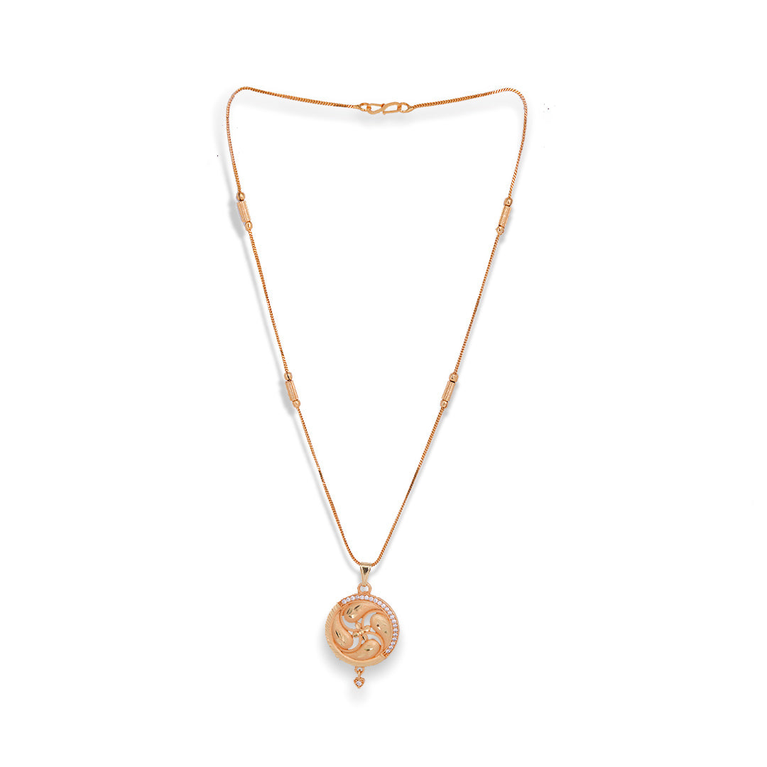 Golden Touch – Pendant with Matching Earrings
