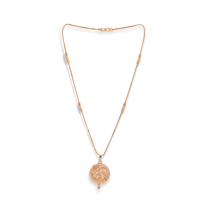 Golden Touch – Pendant with Matching Earrings