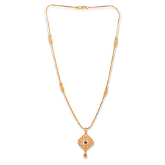 A Beautiful Pendant with Chain and Earrings for Everyday Glam