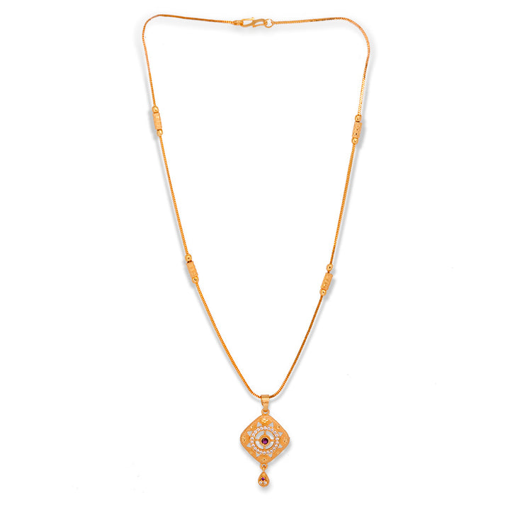 A Beautiful Pendant with Chain and Earrings for Everyday Glam