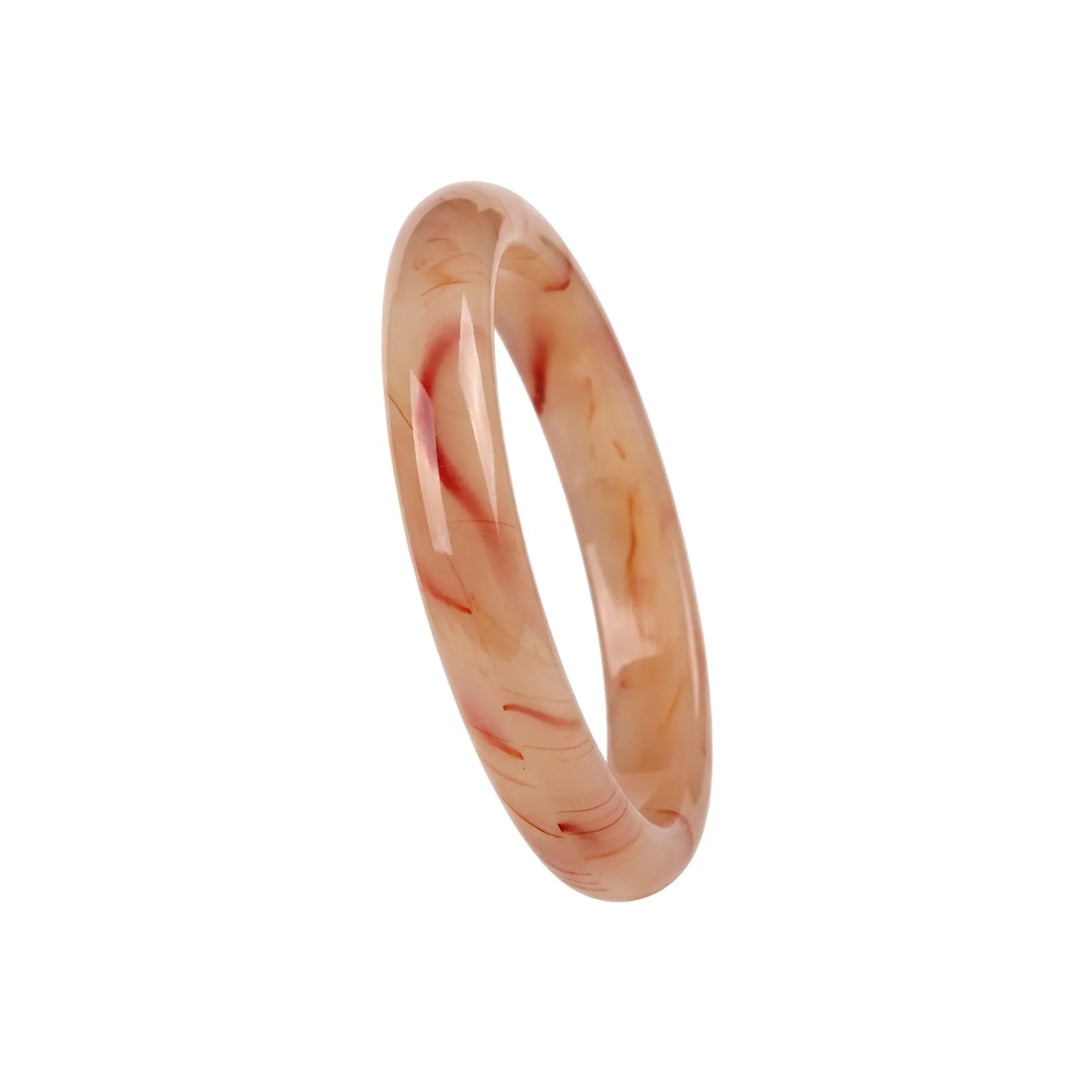 Marble stone bangles for women, marbled resin pair - RANGREZ (view 12)