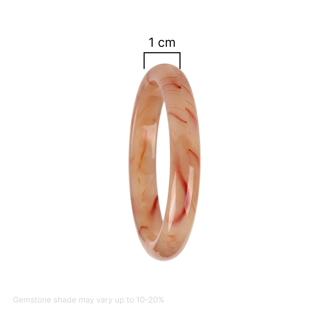 Marble stone bangles for women, marbled resin pair - RANGREZ (view 13)