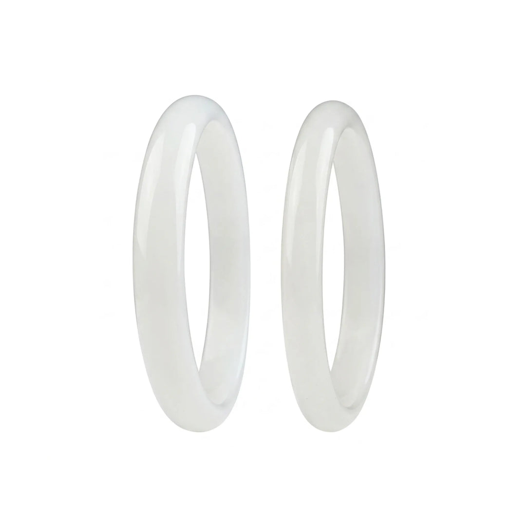Marble stone bangles for women, marbled resin pair - RANGREZ (view 25)