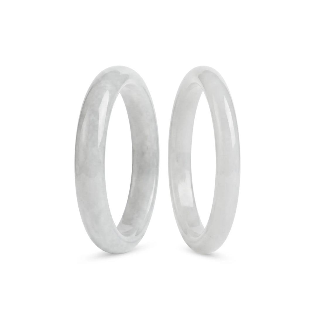 Marble stone bangles for women, marbled resin pair - RANGREZ (view 38)
