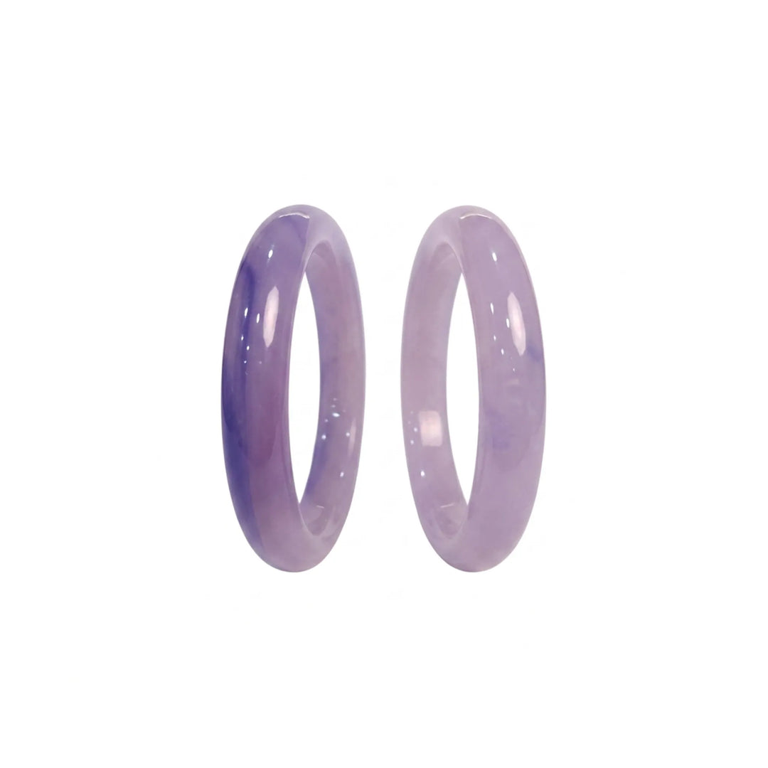 Marble stone bangles for women, marbled resin pair - RANGREZ (view 29)