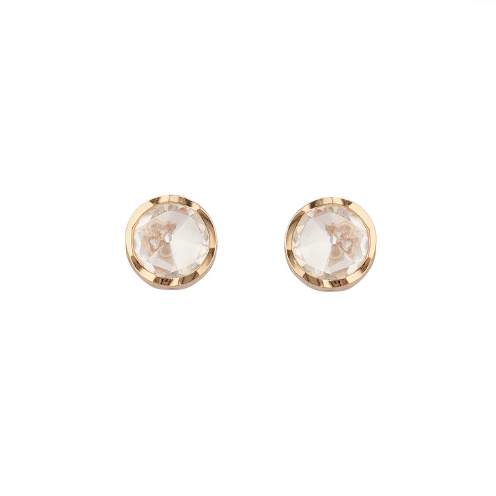 Gold-Tone Stud Earrings – Elegant Ethnic Jewellery