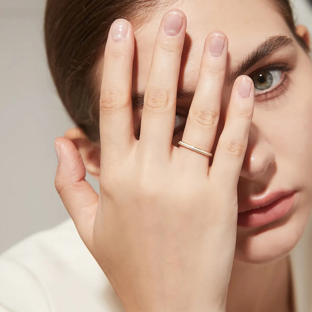 Gold Plated 925 Silver ring for Women 