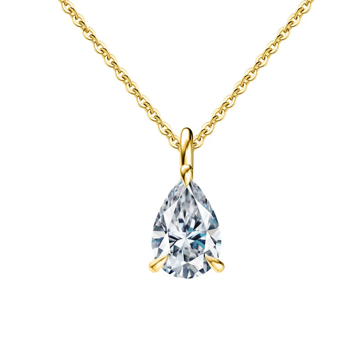 Gold plated diamond pendant  for women 