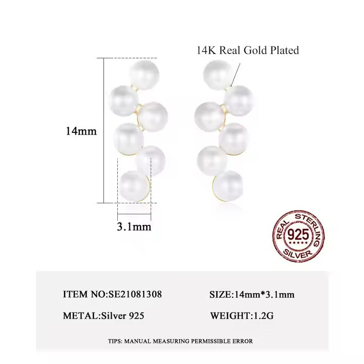 Fairy Luxury Fashionable Pearl Earring