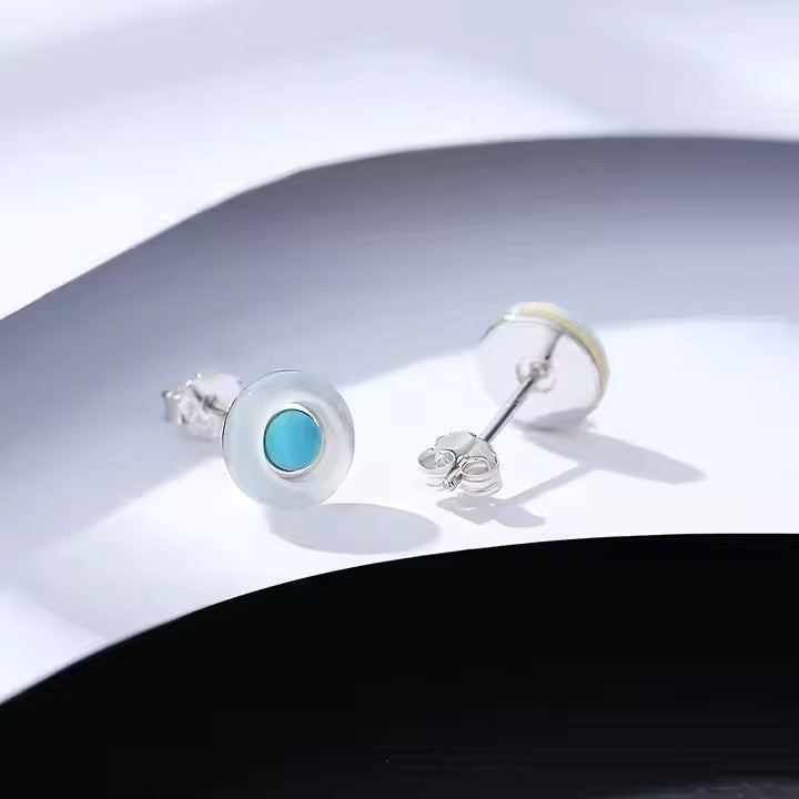 Ziya Western Turkish Round Stud Earring