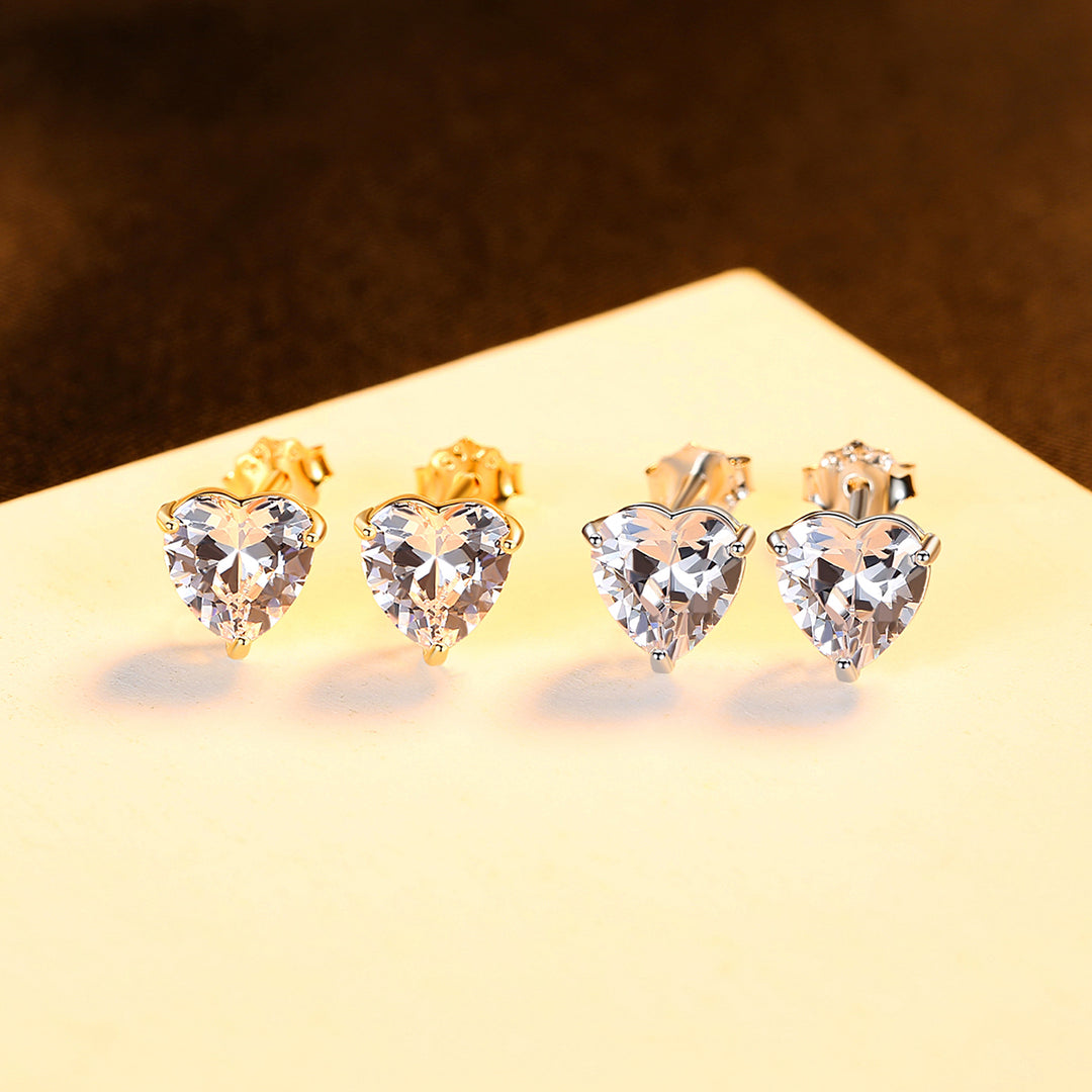 Remy Charming Heart Shape Stud