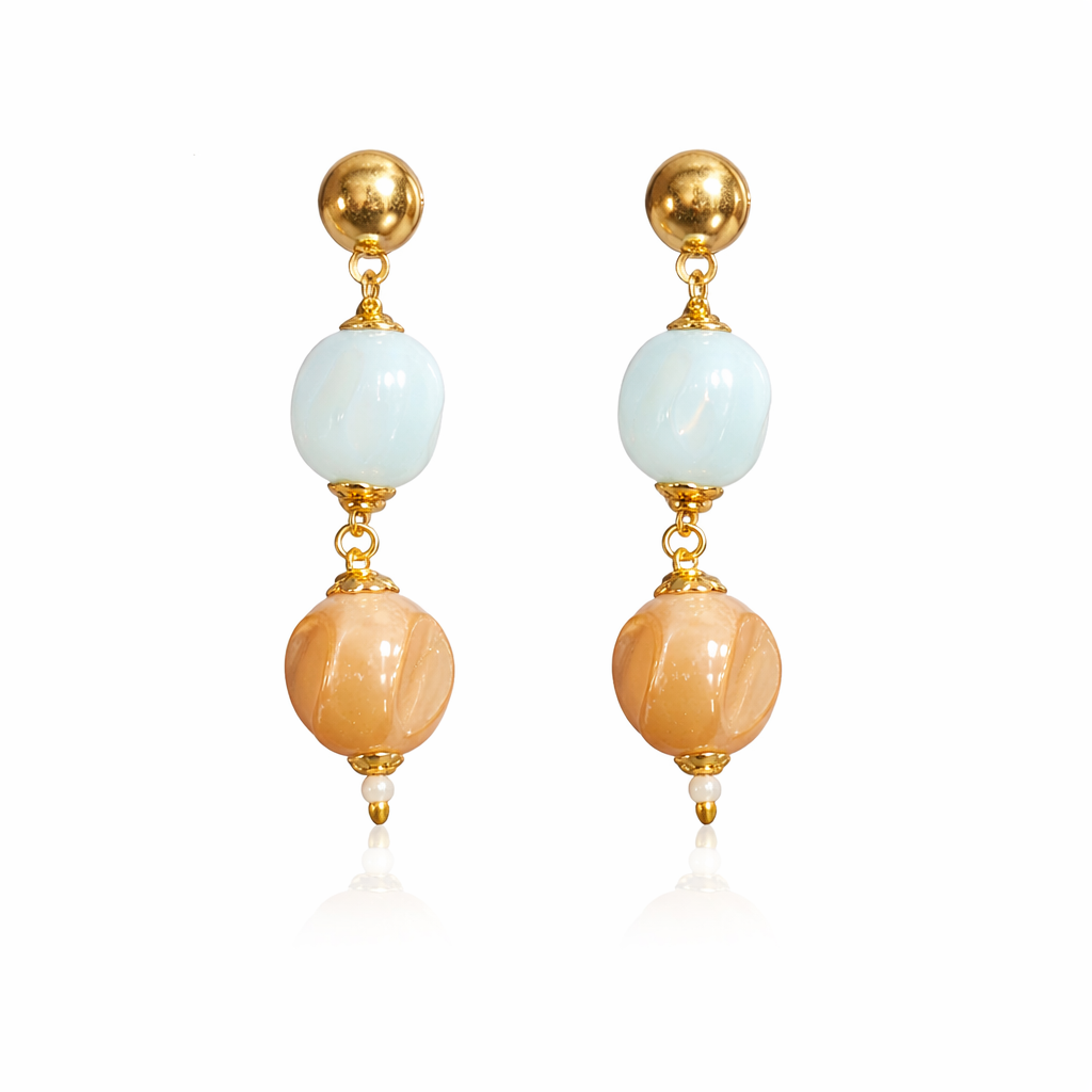 Rangrez Lightweight pastel bead necklace 