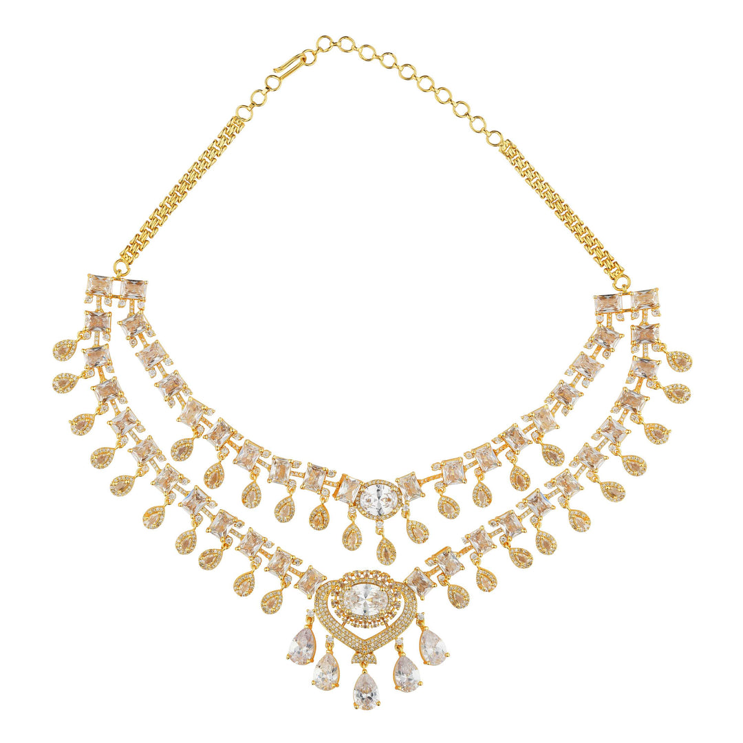 Italina Gold-Plated Bridal Jewelry Set