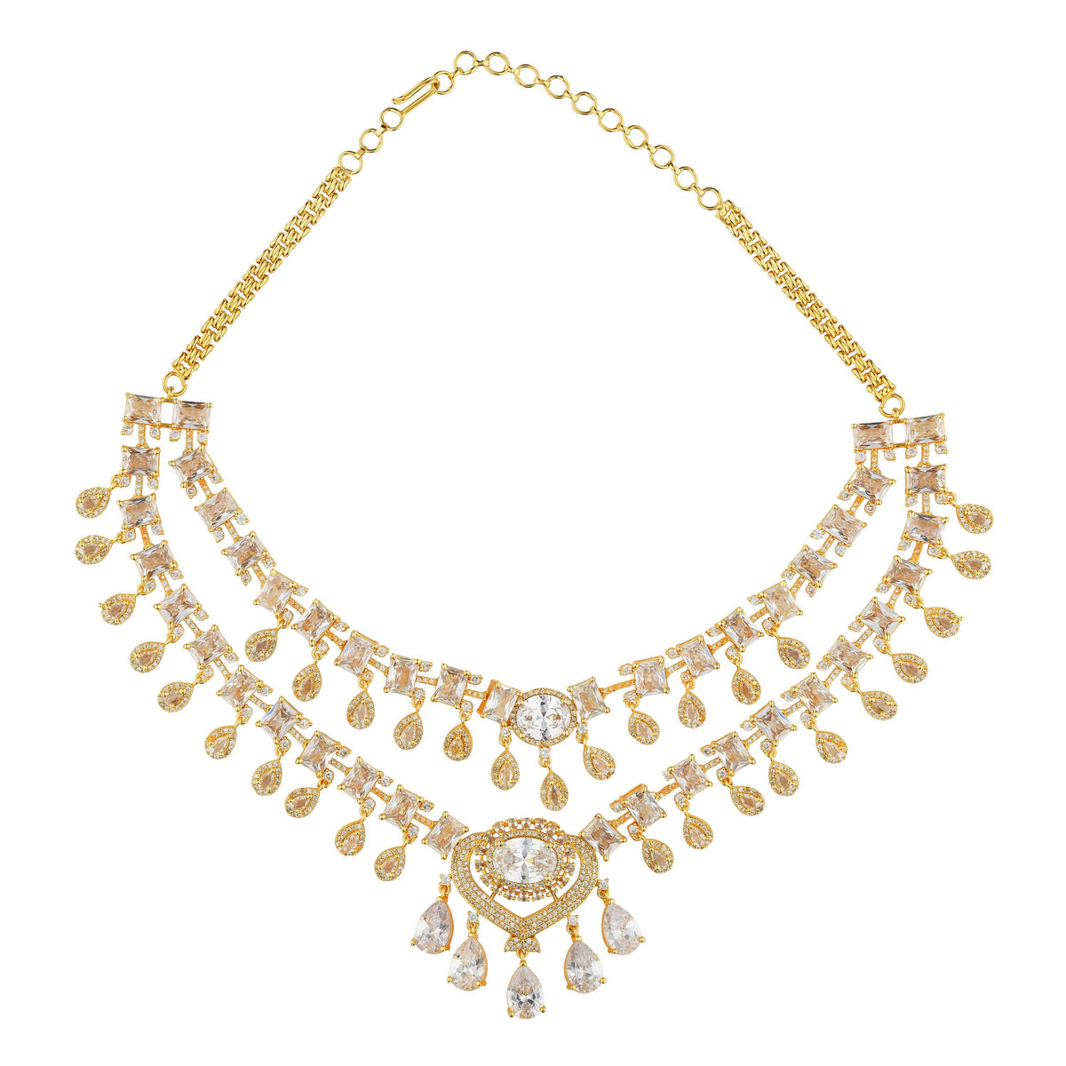 Italina Gold-Plated Bridal Jewelry Set