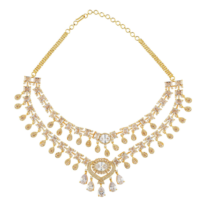 Italina Gold-Plated Bridal Jewelry Set