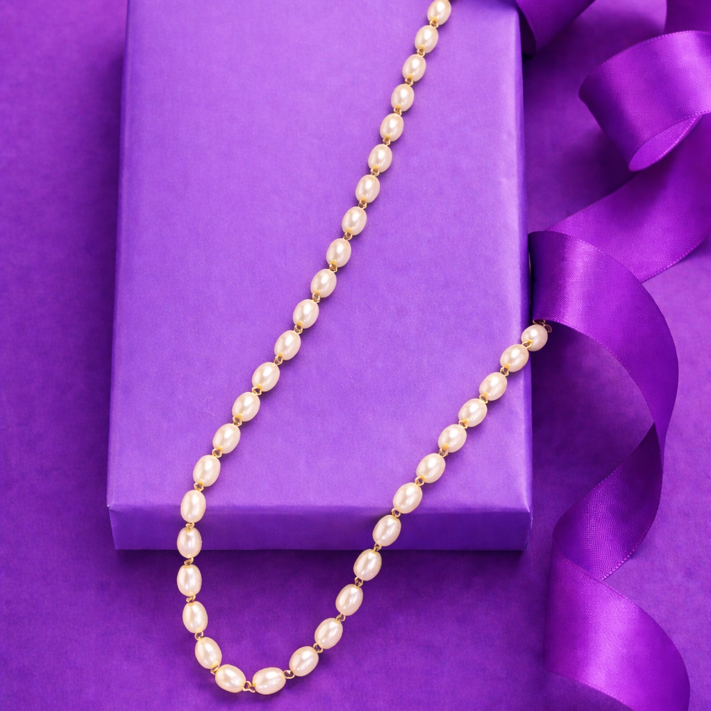 Pearl Mala Rangrez mala indian mala necklace