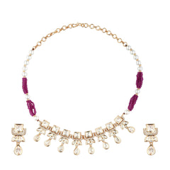Premium Pearl Bead Necklace Set for Weddings