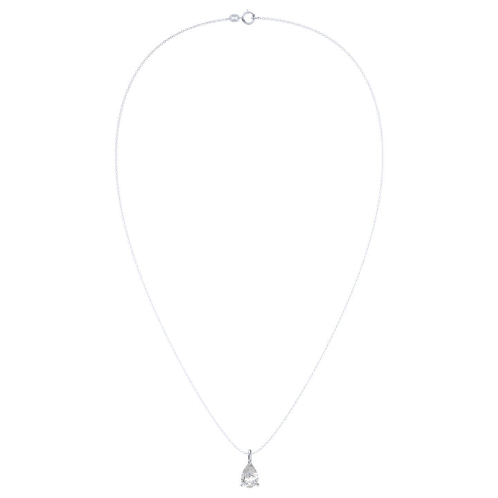 Silver crowned diamond cut pedant for women 