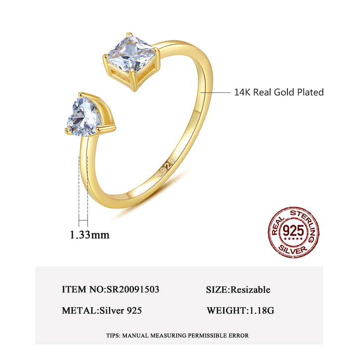 Stella Stone Silver Ring For Women