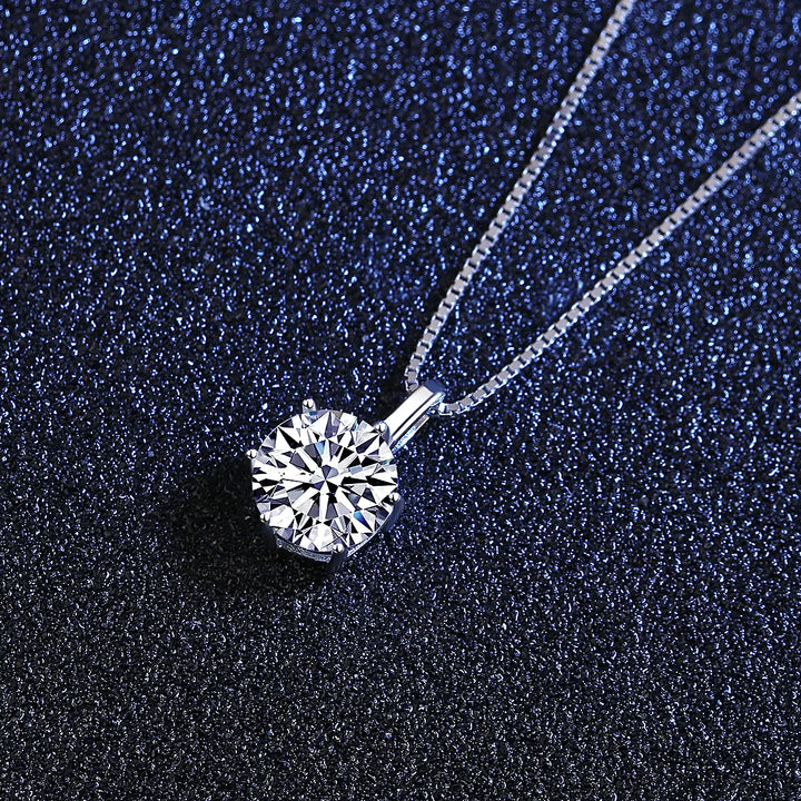 White Zircon Diamond Pendant for Women