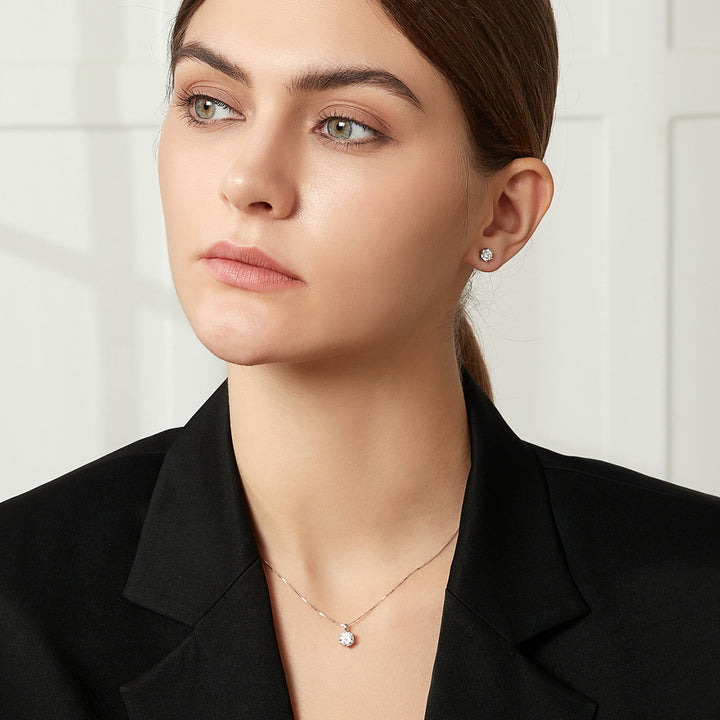 Zirconia Stone With Chains Pendants For Women