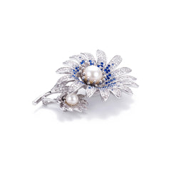 Thistle Daisy Brooch