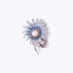 Thistle Daisy Brooch