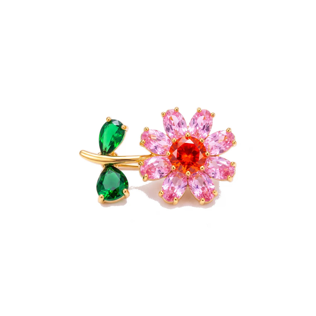 Primrose Daisy Brooch