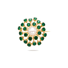 Cypress Sunburst Brooch