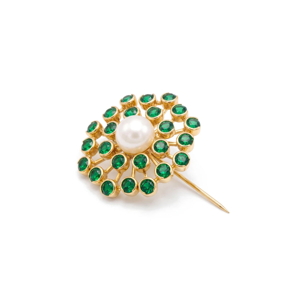 Cypress Sunburst Brooch