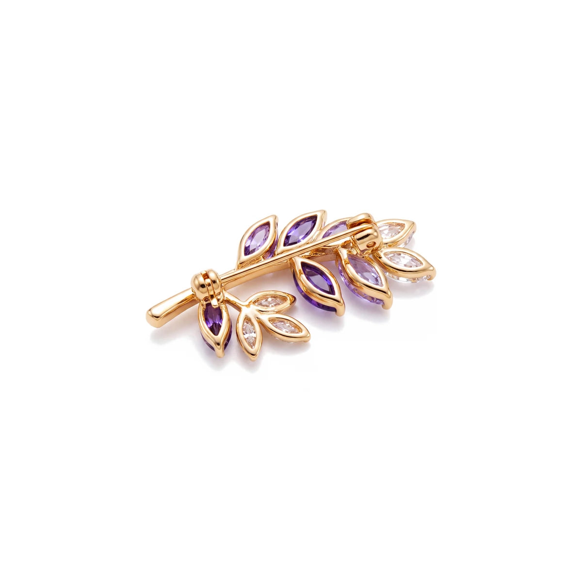 Plume Leaf Brooch
