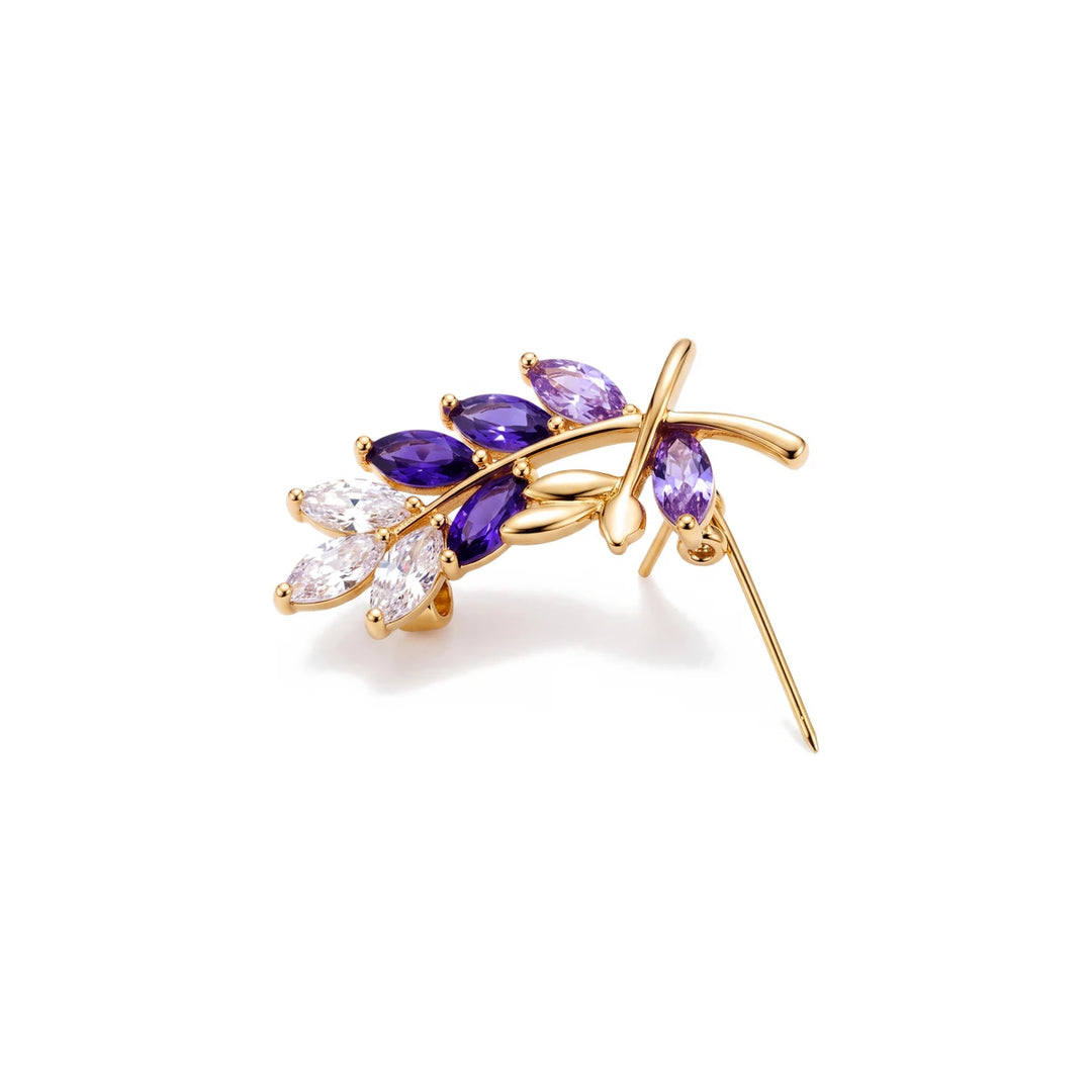 Plume Leaf Brooch