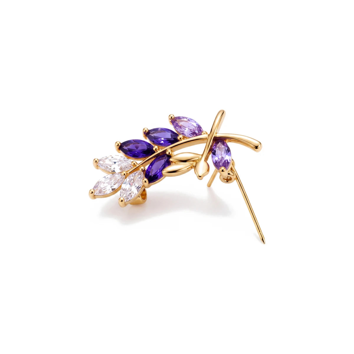 Plume Leaf Brooch