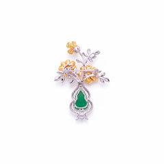 Jasmine Floral Bouquet Brooch
