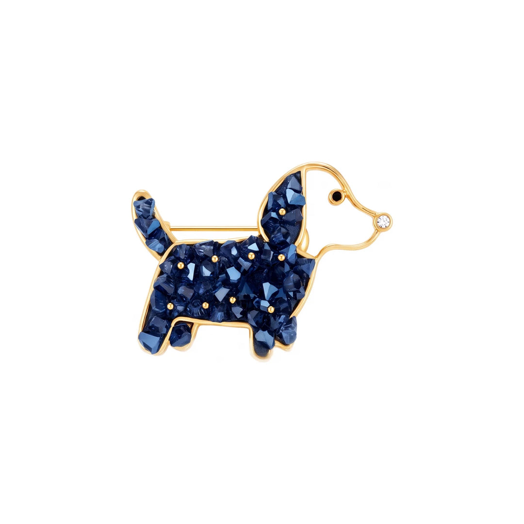 Belle Puppy Brooch