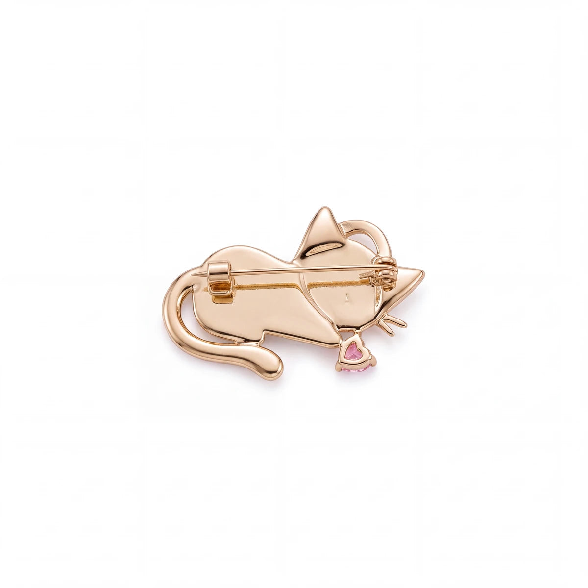 Mimi cat brooch for women, gold-tone - RANGREZ (view 4)